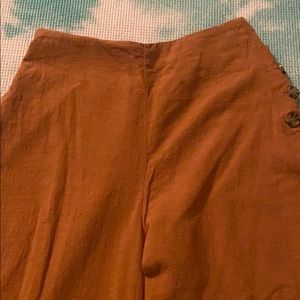 Flared brown bottoms